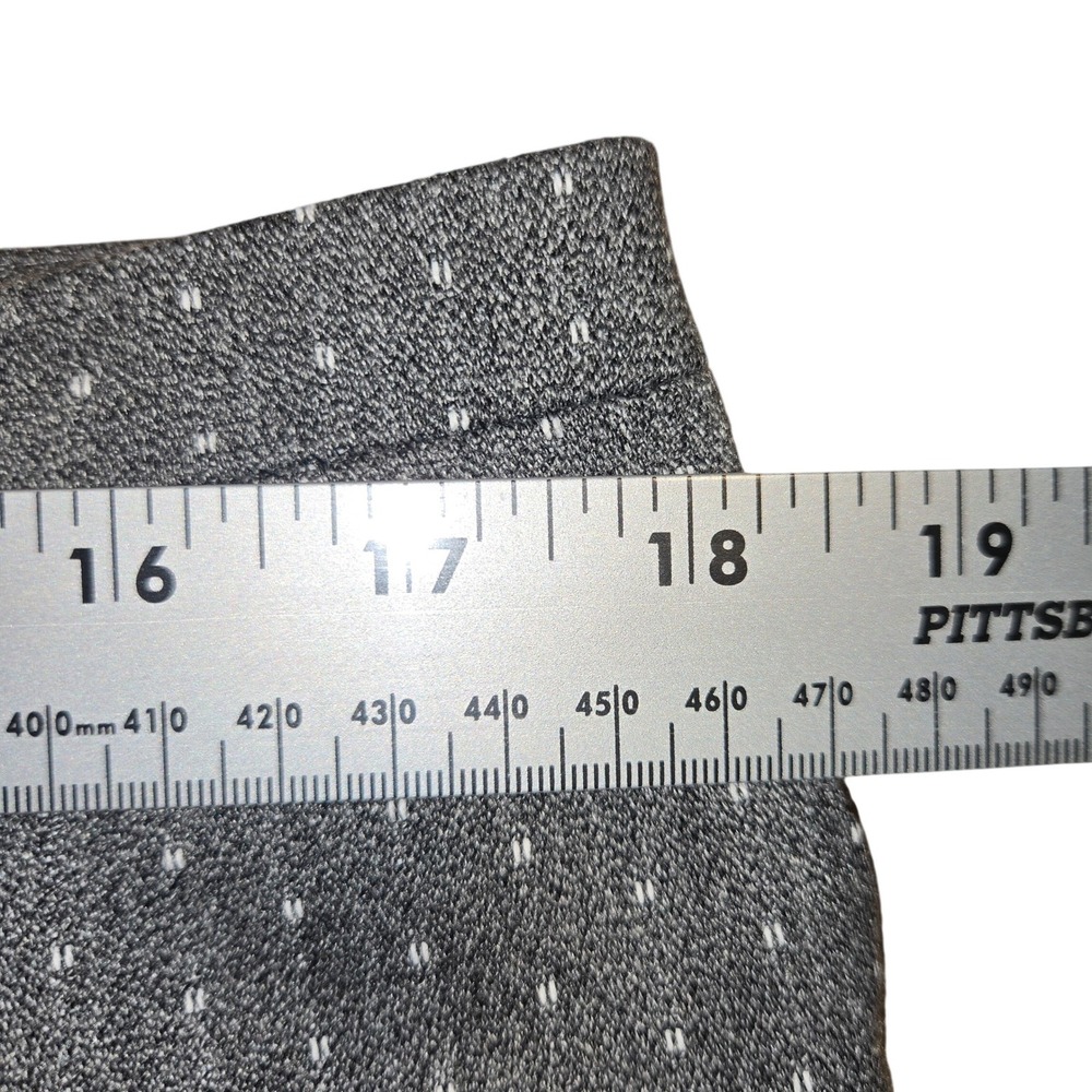Anne Klein Womens Charcoal White Pindot Slim Ankle Pants Sz 12 NWT 10732536-7E0 - Picture 11 of 11